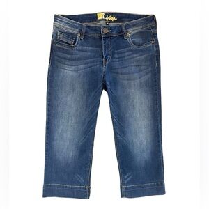 Kut from the Kloth Blue Denim Capris